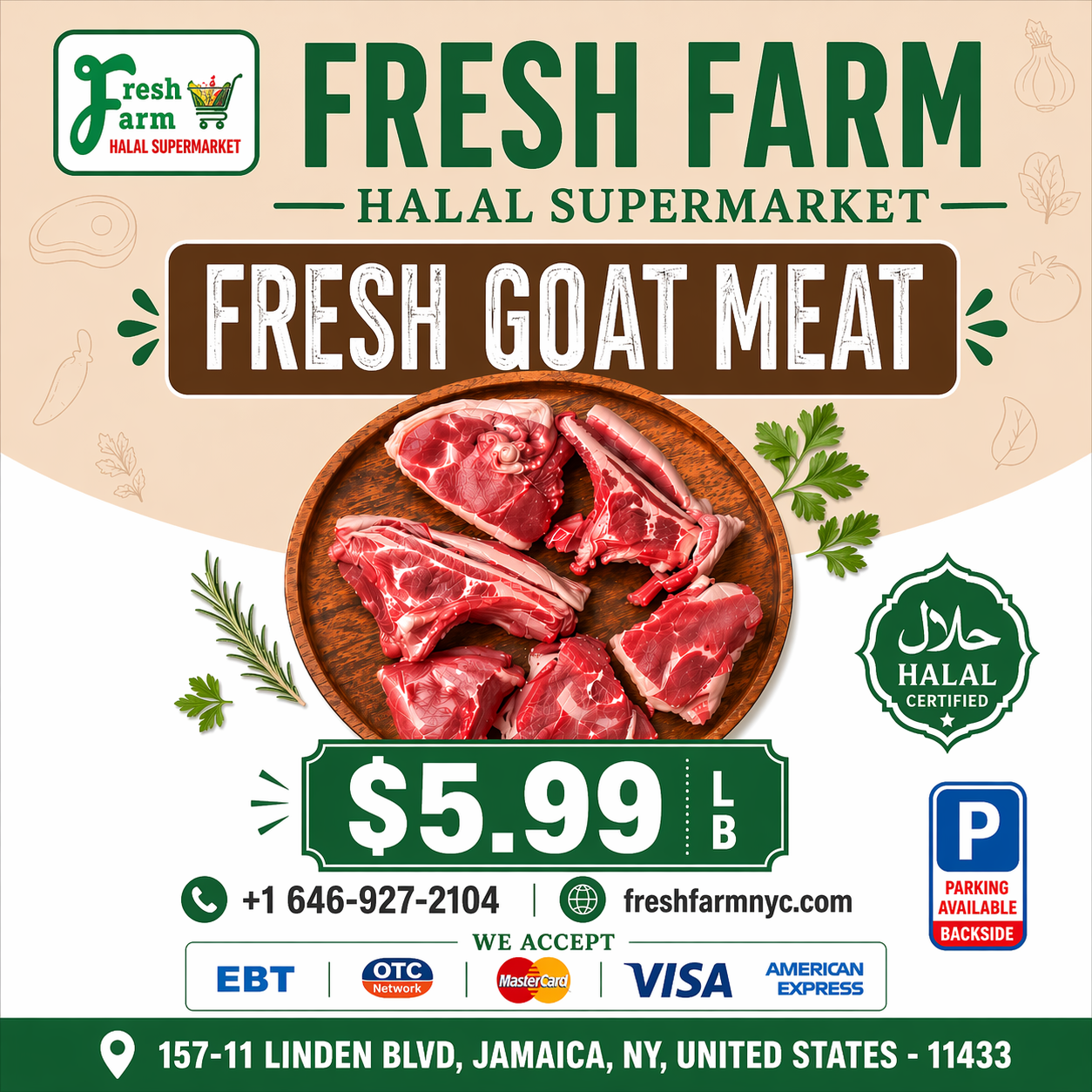 Fresh Goat Meat