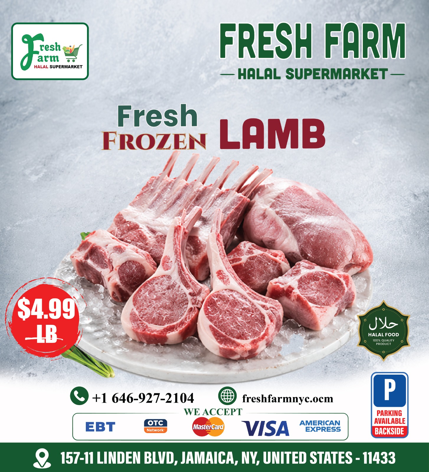 Fresh Frozen lamb